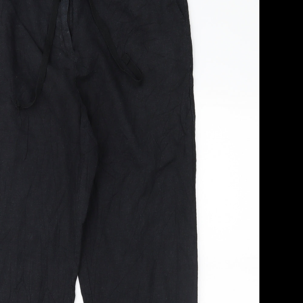 NEXT Womens Black   Trousers  Size 14 L27 in