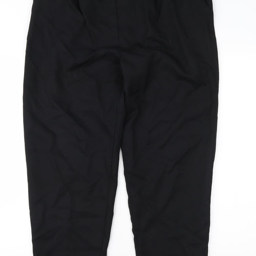 Slima Womens Black   Trousers  Size 14 L27 in