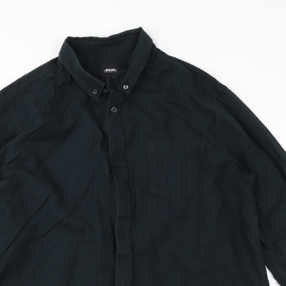 Burton Mens Blue    Button-Up Size L