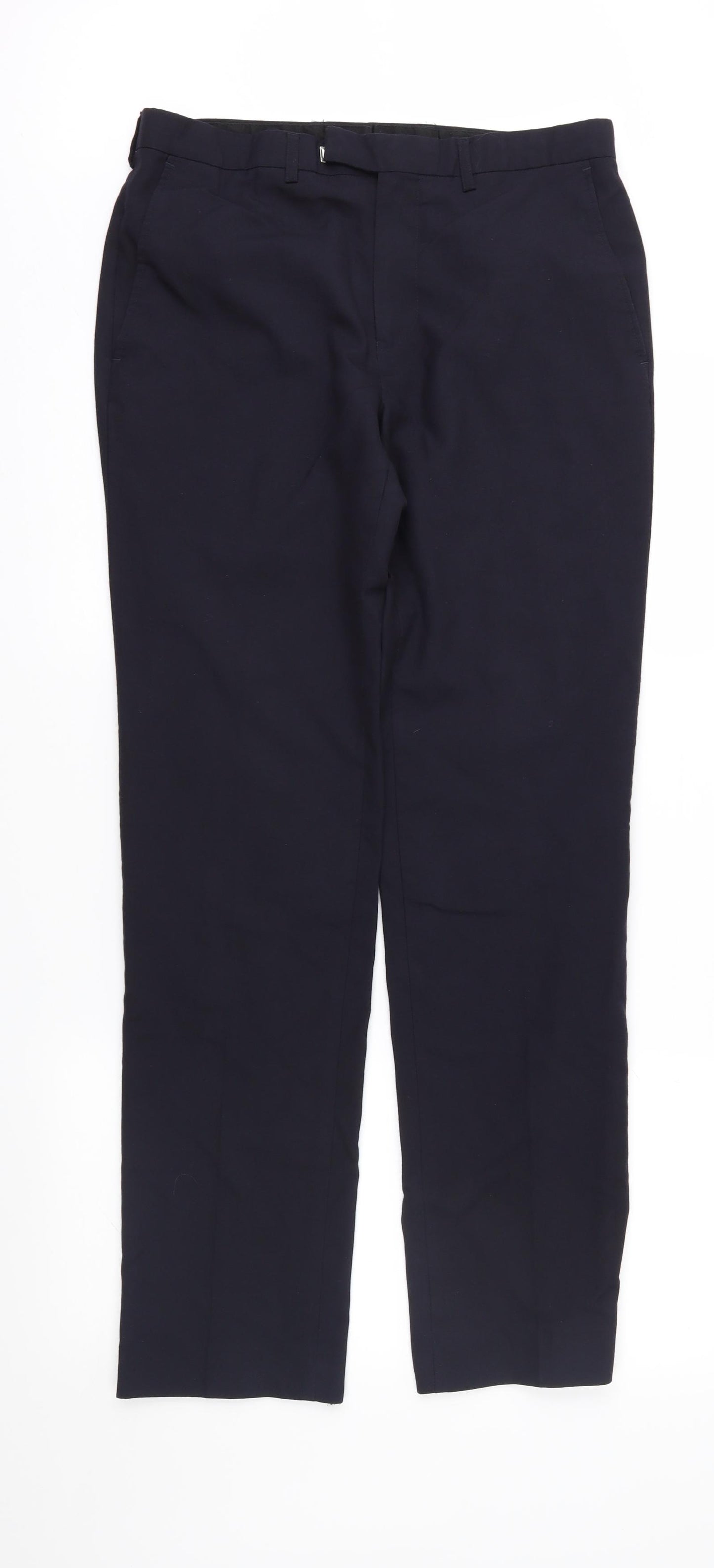 Marks and Spencer Mens Blue   Trousers  Size 32 in L32 in