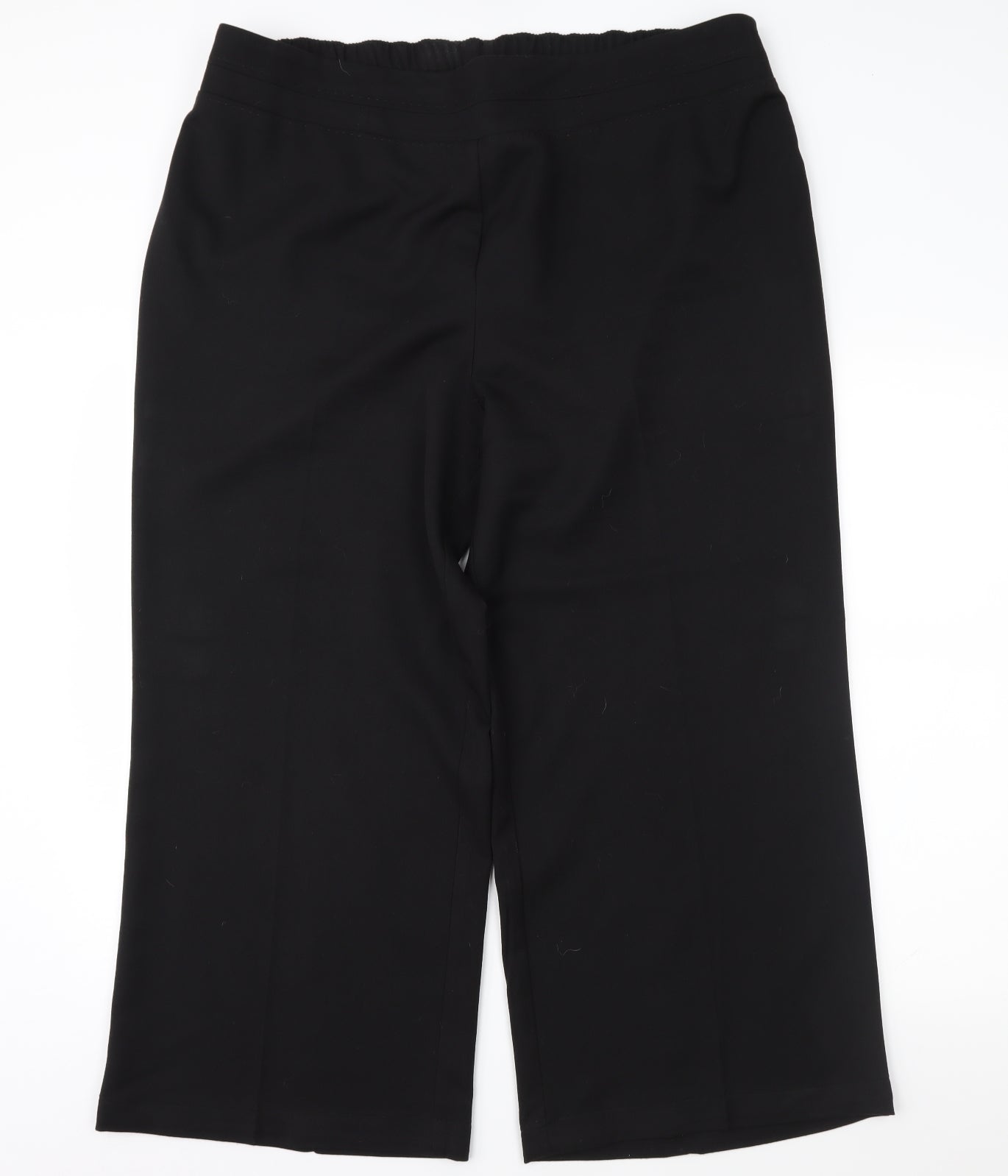 Evans Womens Black   Trousers  Size 22 L27 in
