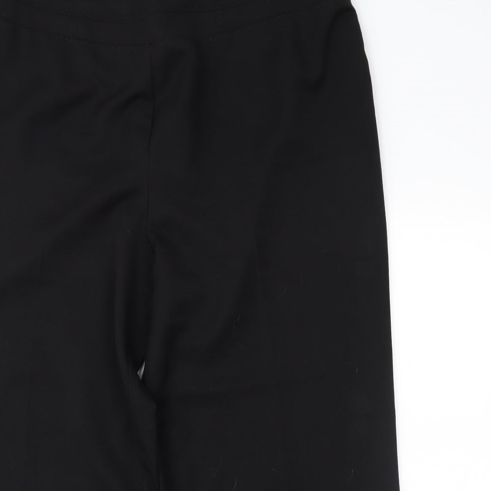 Evans Womens Black   Trousers  Size 22 L27 in