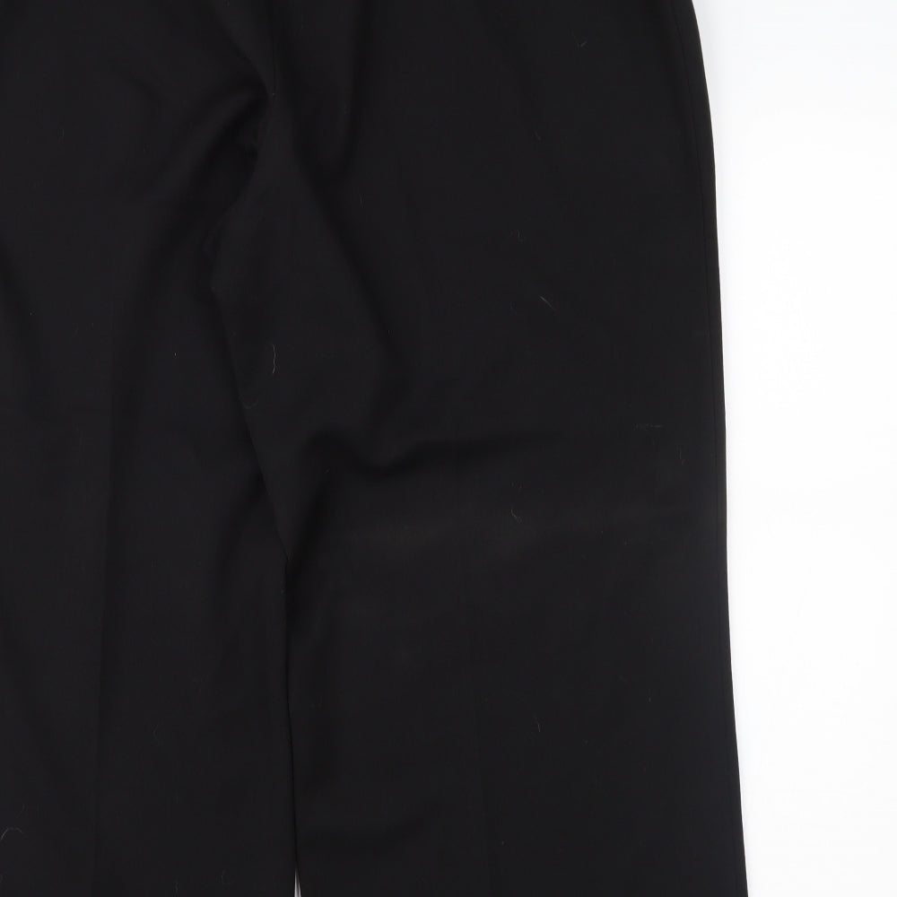 Evans Womens Black   Trousers  Size 22 L27 in