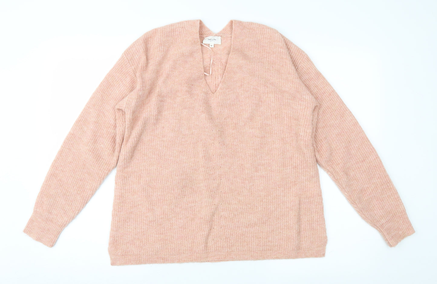 Grace & Mila Womens Pink   Pullover Jumper Size M