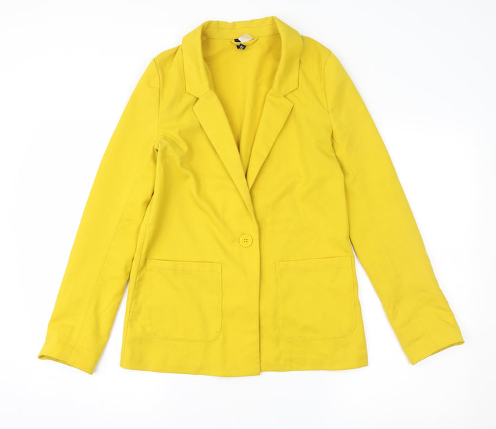 Divided Womens Yellow Jacket Size 6