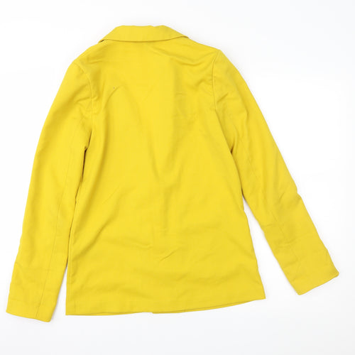Divided Womens Yellow   Jacket  Size 6