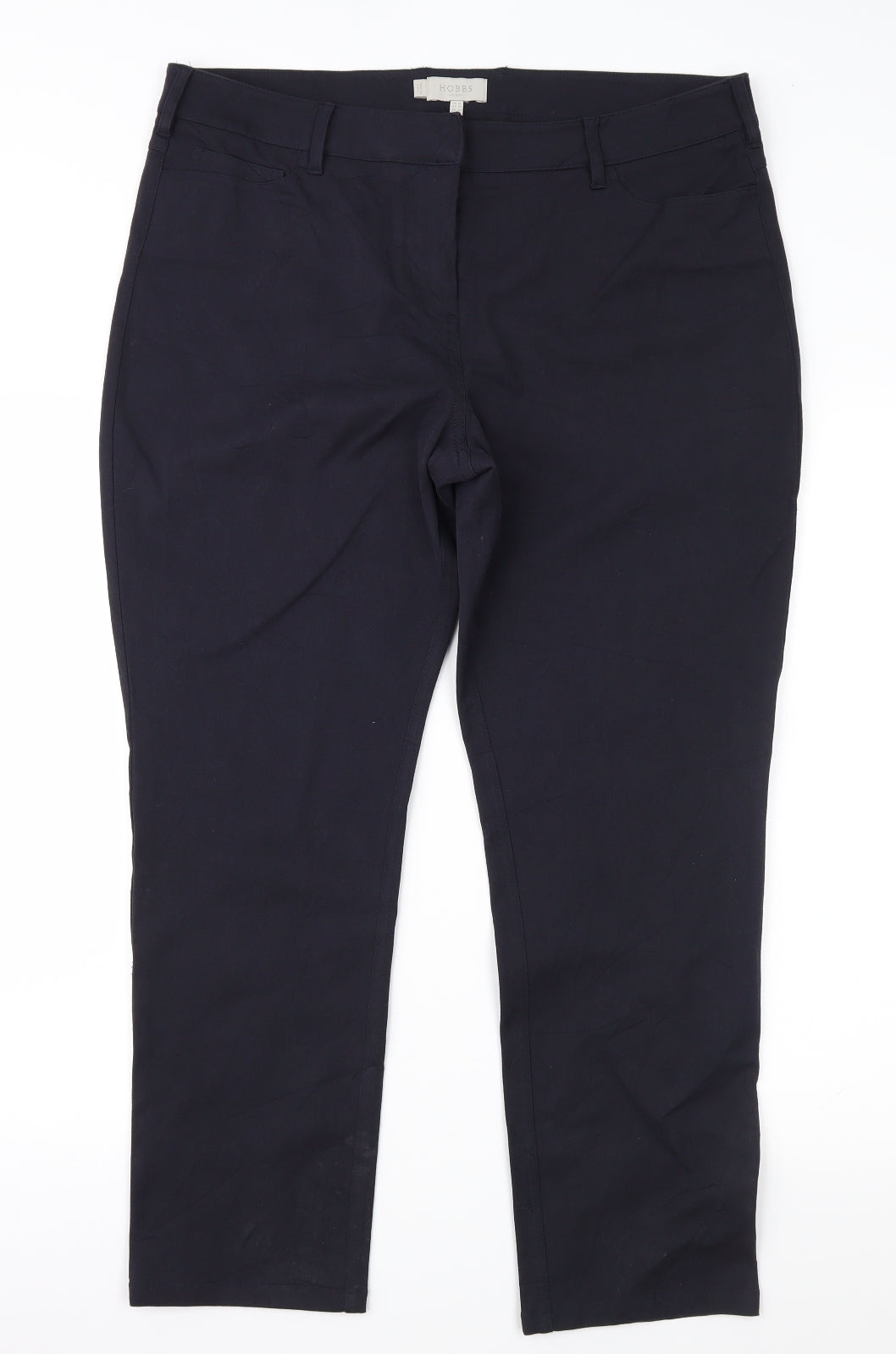 Hobbs Womens Blue   Trousers  Size 16 L27 in