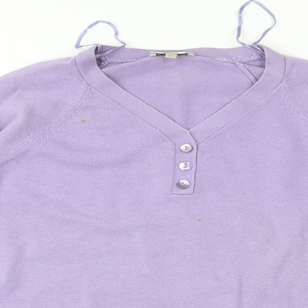 Country Casuals Womens Purple   Pullover Jumper Size M