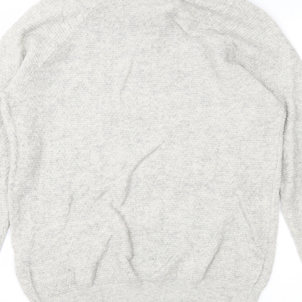 Reiss Mens Grey   Pullover Jumper Size M
