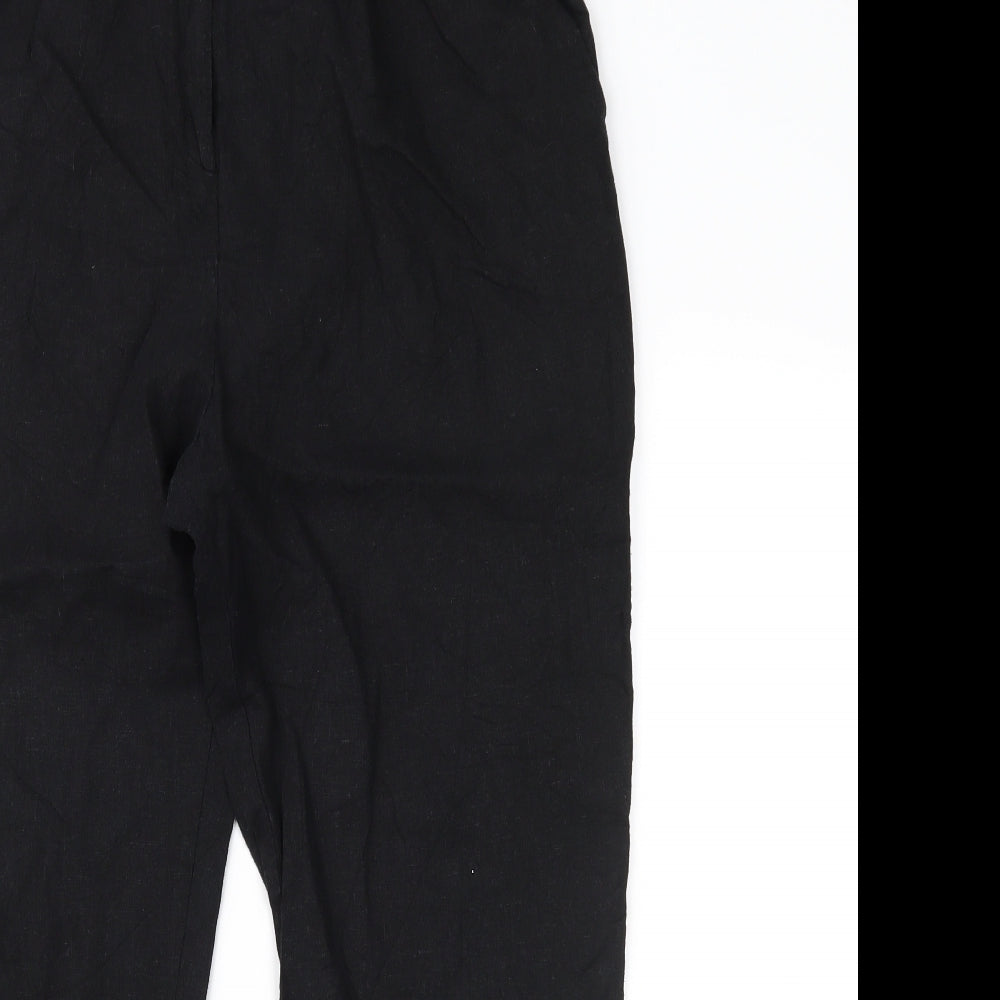 ASOS Womens Black   Trousers  Size 14 L26 in