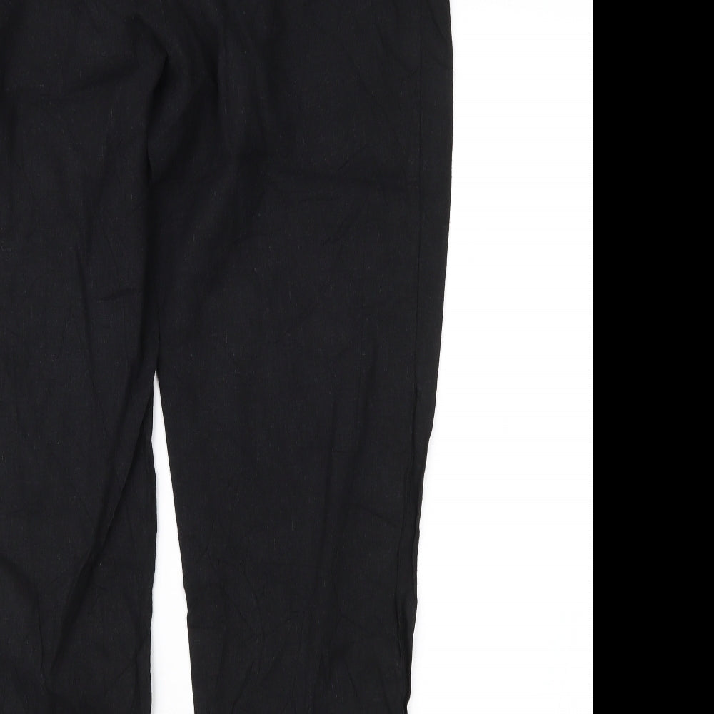 ASOS Womens Black   Trousers  Size 14 L26 in