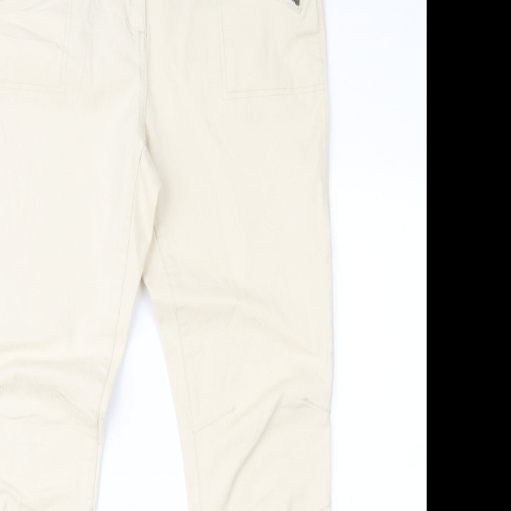 New Look Womens Beige   Skinny Jeans Size 14 L29 in