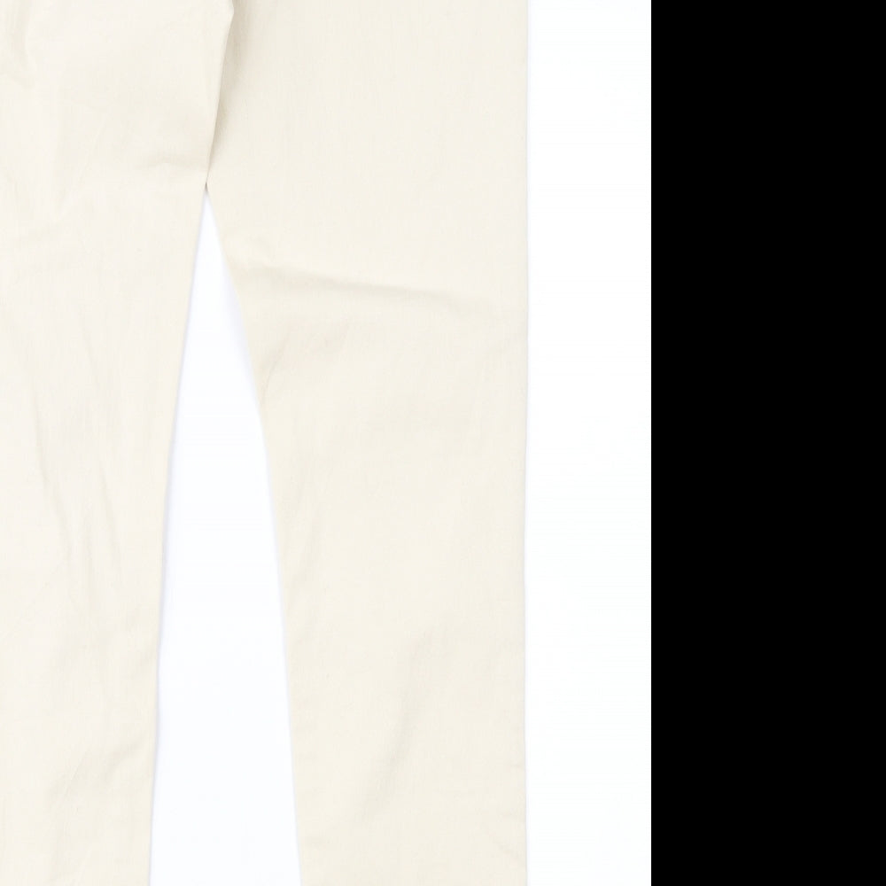New Look Womens Beige   Skinny Jeans Size 14 L29 in