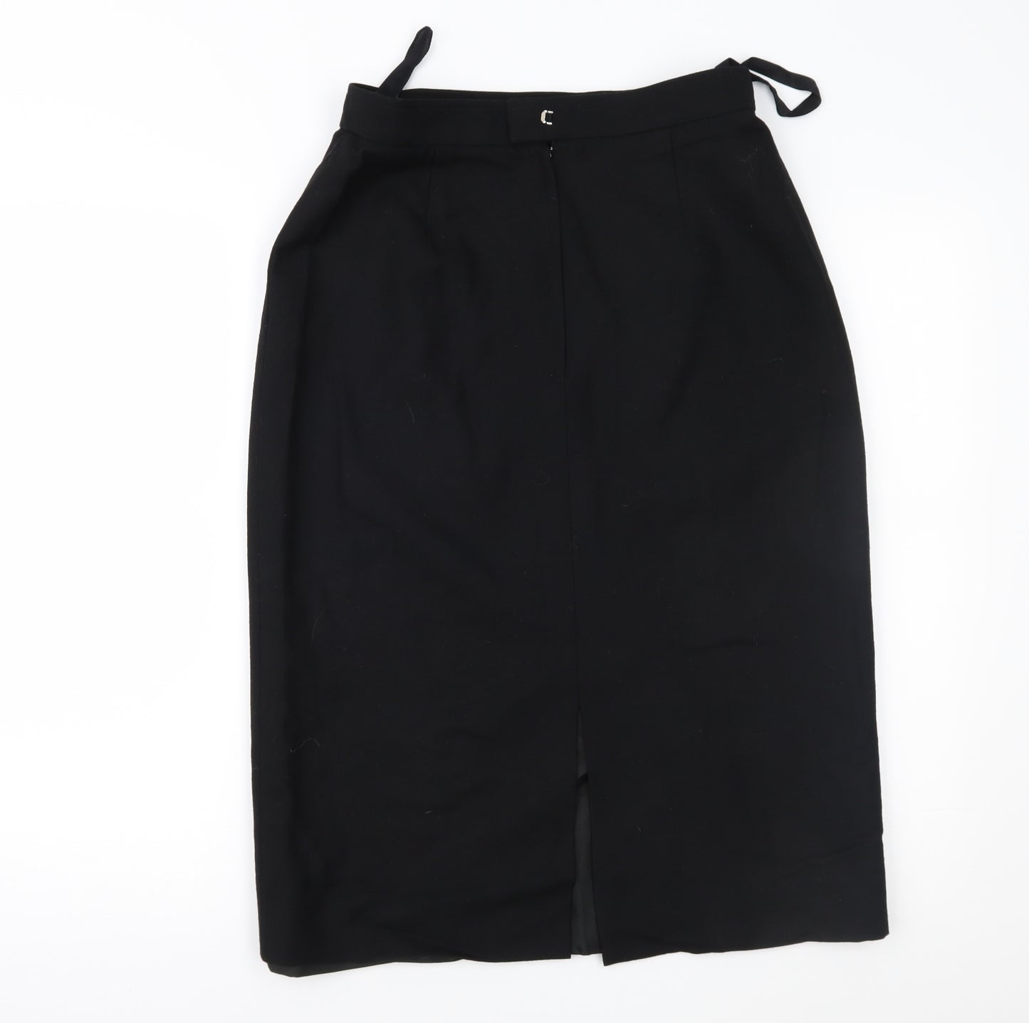 Preworn Womens Black   Straight & Pencil Skirt Size 14
