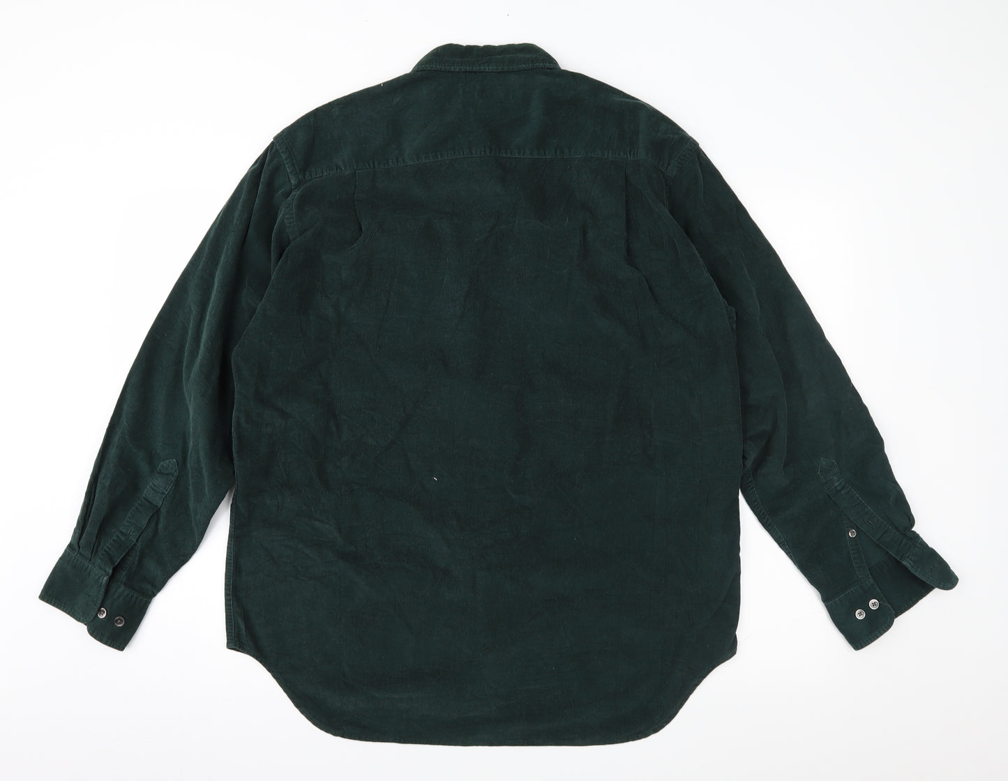 Banana Republic Mens Green  Corduroy  Button-Up Size M