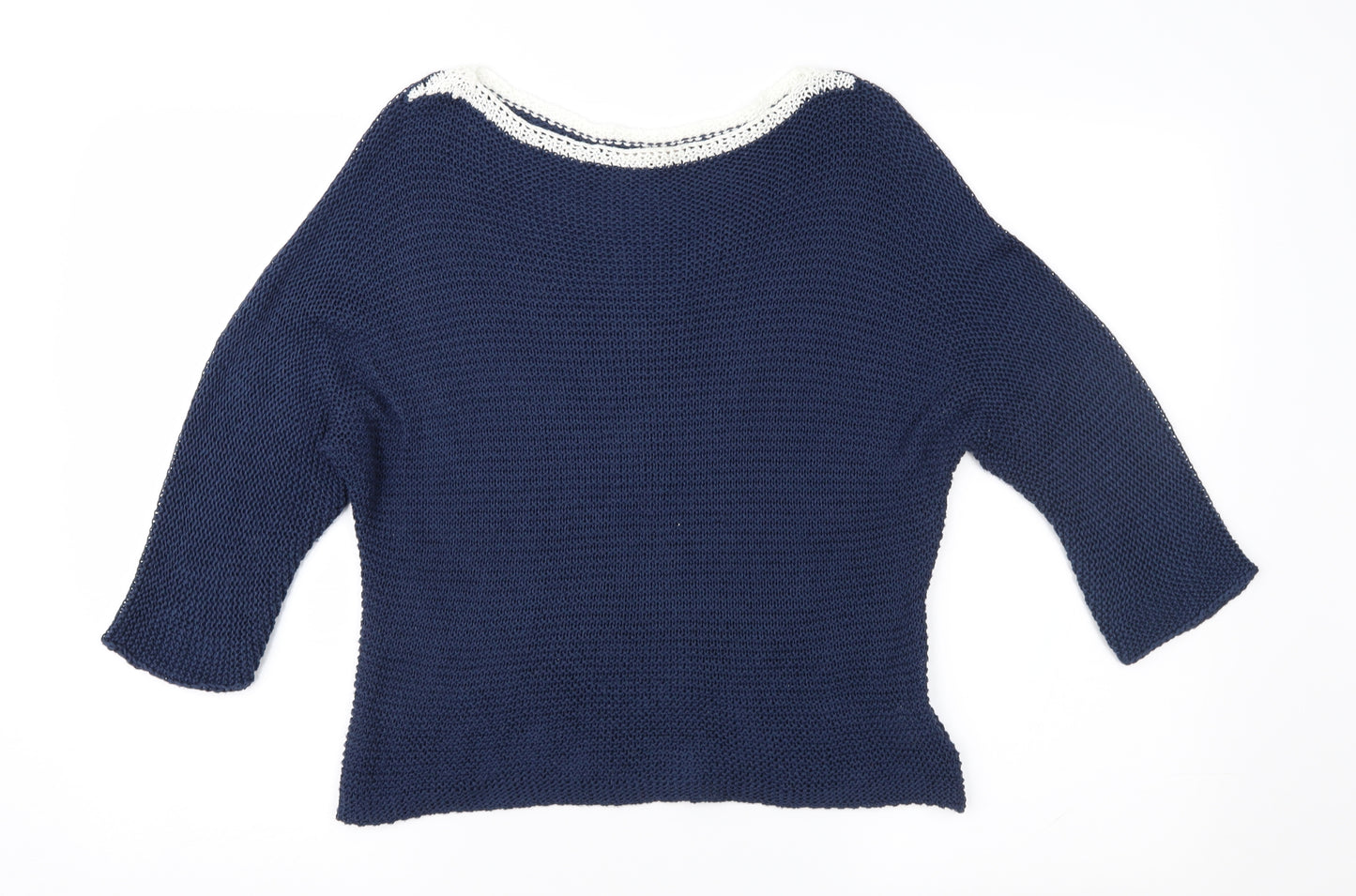 Carina Ricci Womens Blue   Pullover Jumper Size S