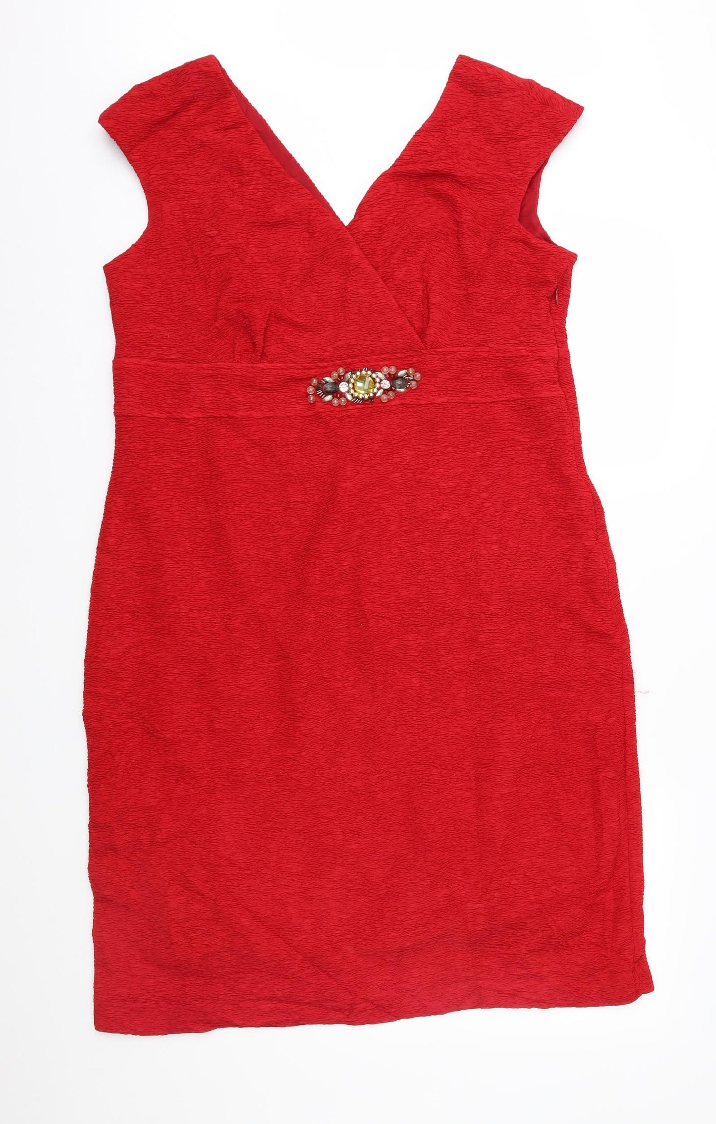 Ronni Nicole Womens Red   Shift  Size 20