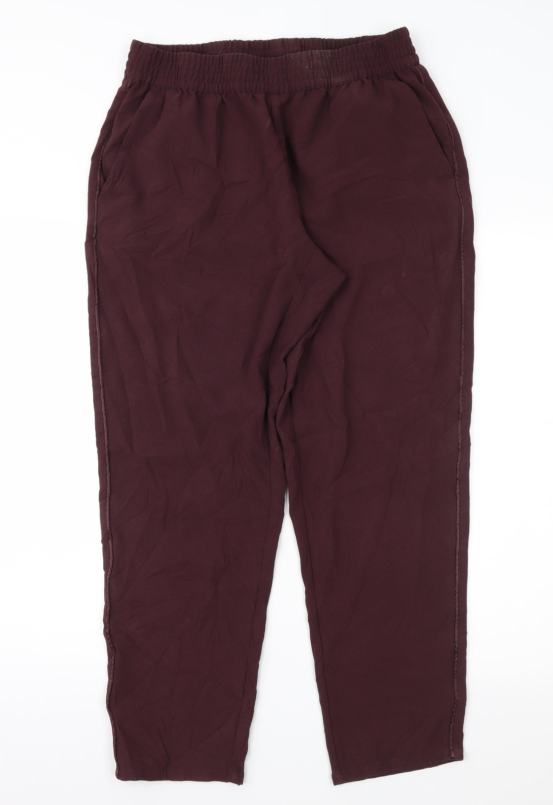 Preworn Womens Purple   Trousers  Size 34 in L27 in