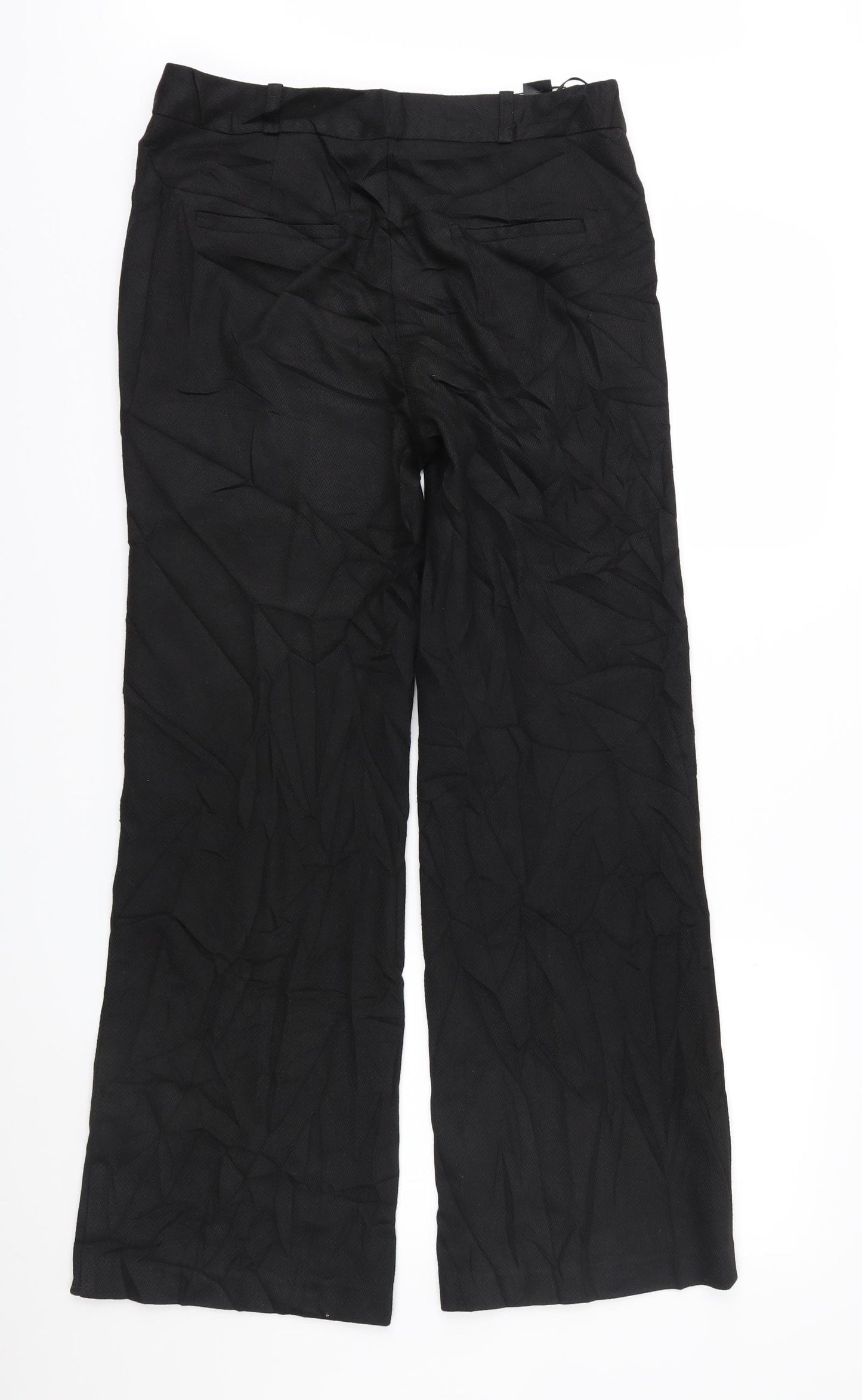 NEXT Womens Black   Trousers  Size 10 L28 in