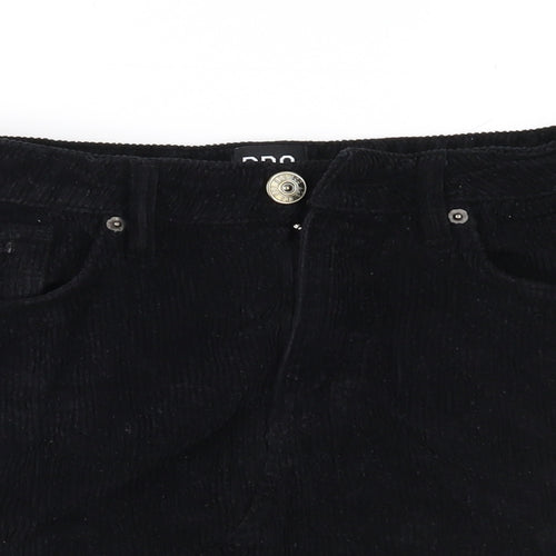 BDG Womens Black  Corduroy Mini Skirt Size S