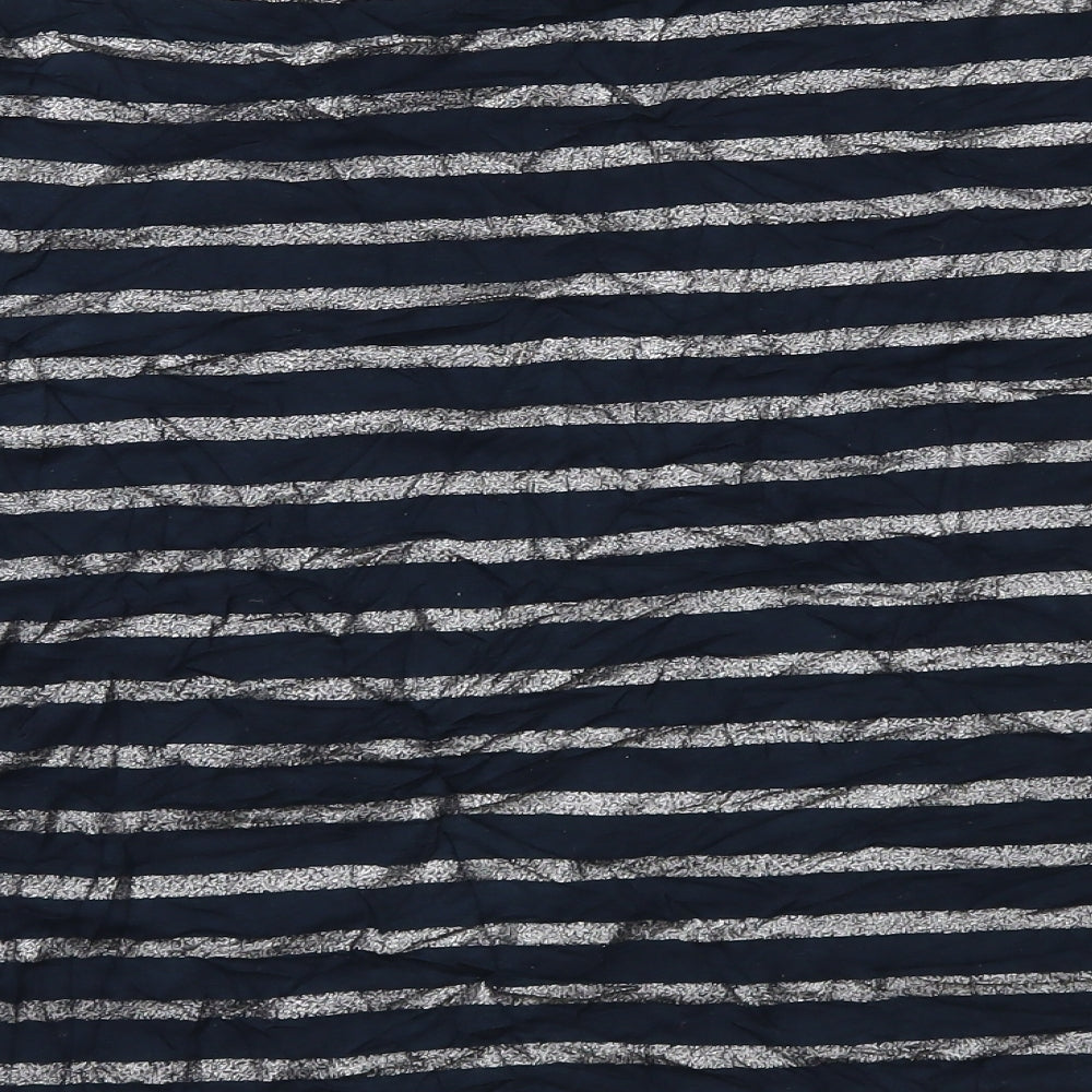 Principles Womens Blue Striped  Basic T-Shirt Size 20