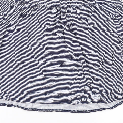 Atmosphere Womens Blue Striped  Basic Blouse Size 14