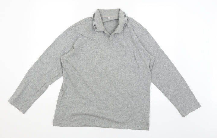 Preworn Mens Grey T-Shirt Size M