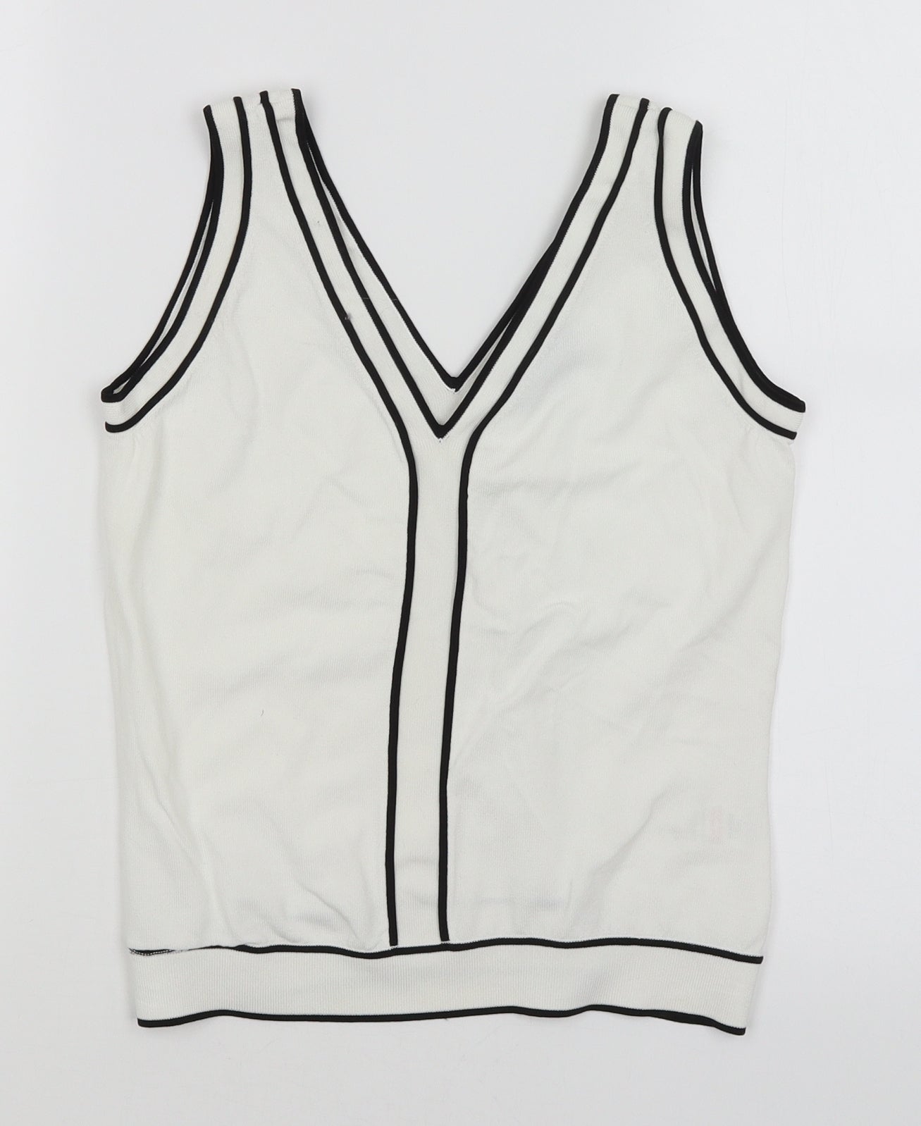Principles Womens White   Basic Tank Size 12