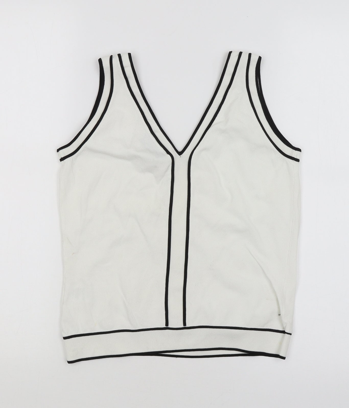Principles Womens White   Basic Tank Size 12