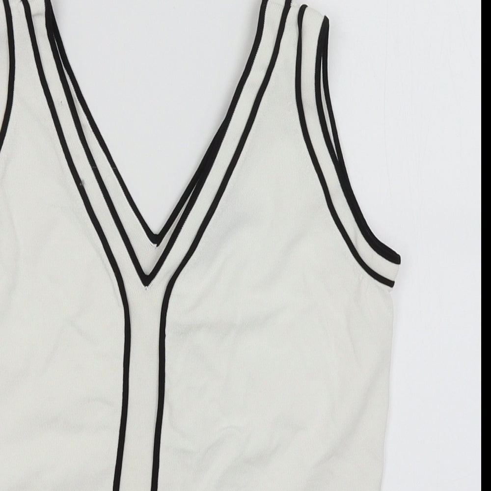 Principles Womens White   Basic Tank Size 12