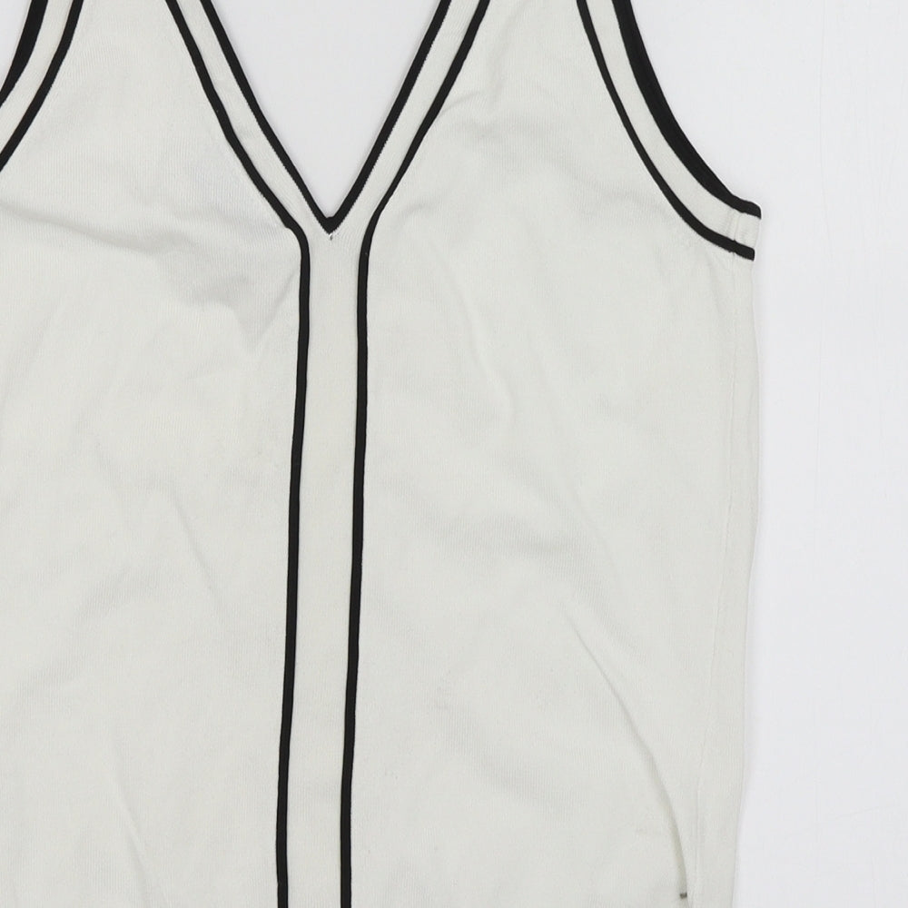 Principles Womens White   Basic Tank Size 12