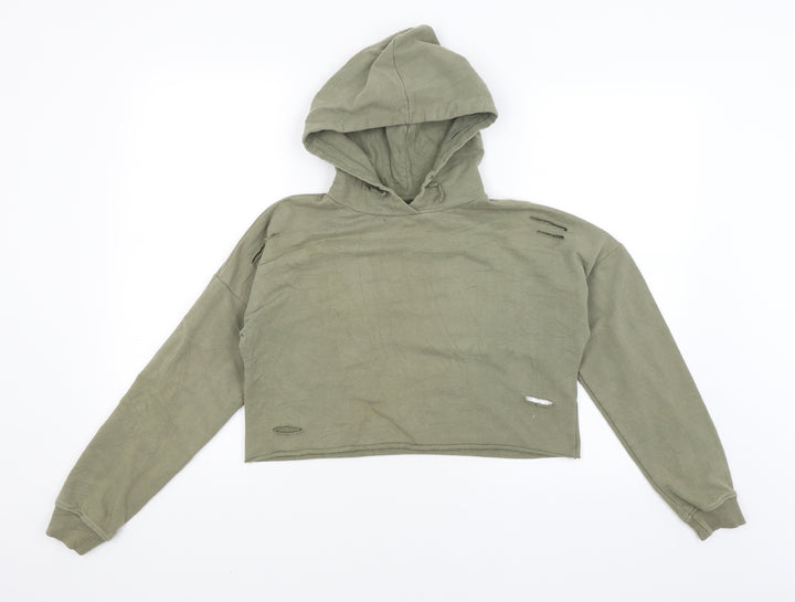 915 Generation Girls Green Pullover Hoodie Size 12-13 Years