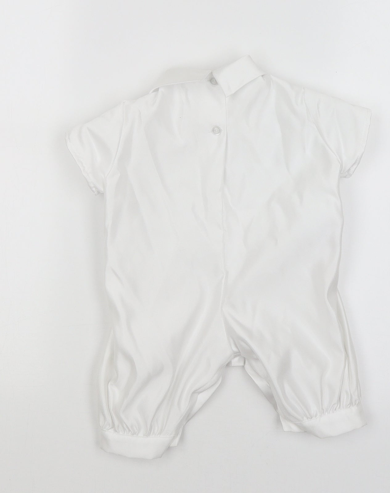 Preworn Baby White   Romper One-Piece Size 3-6 Months