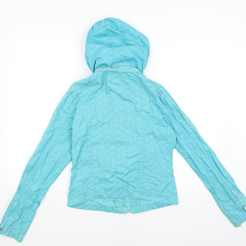 Bench Womens Blue   Rain Coat Coat Size M
