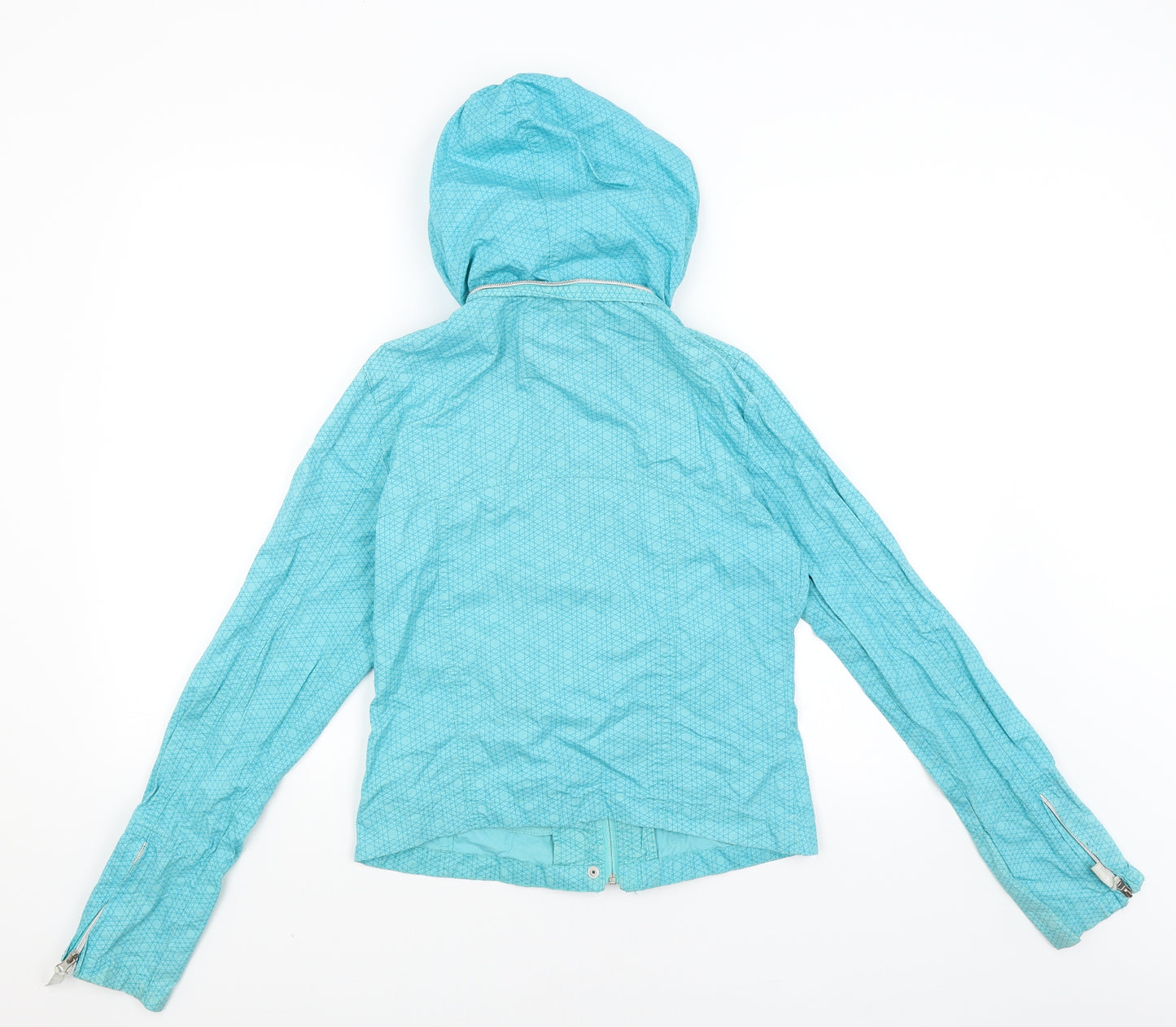 Bench Womens Blue   Rain Coat Coat Size M