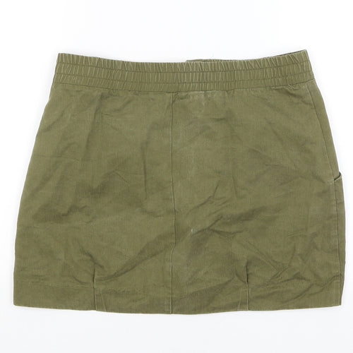 Divided Womens Green   Mini Skirt Size 12