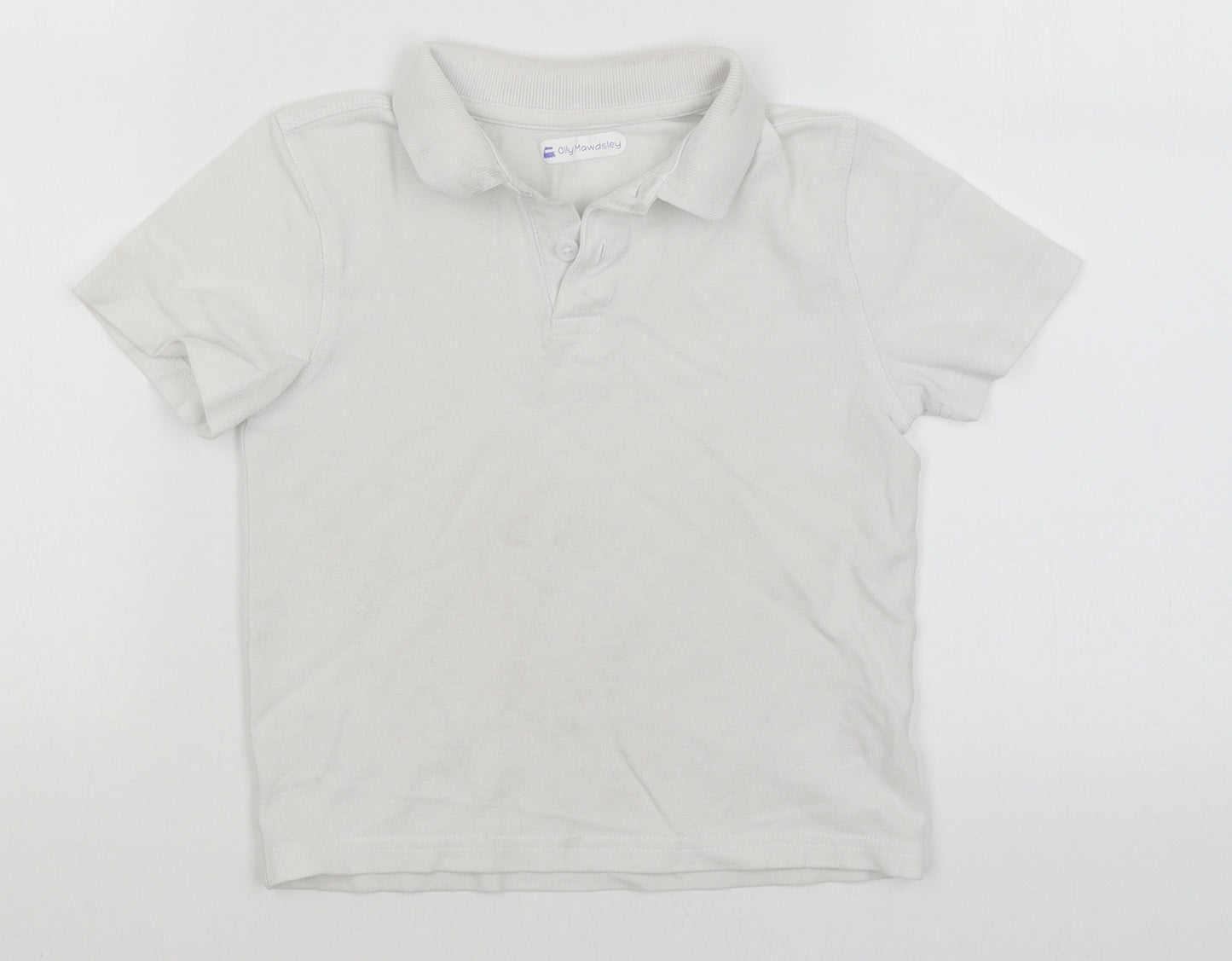 F&F Boys White   Basic Polo Size 4-5 Years