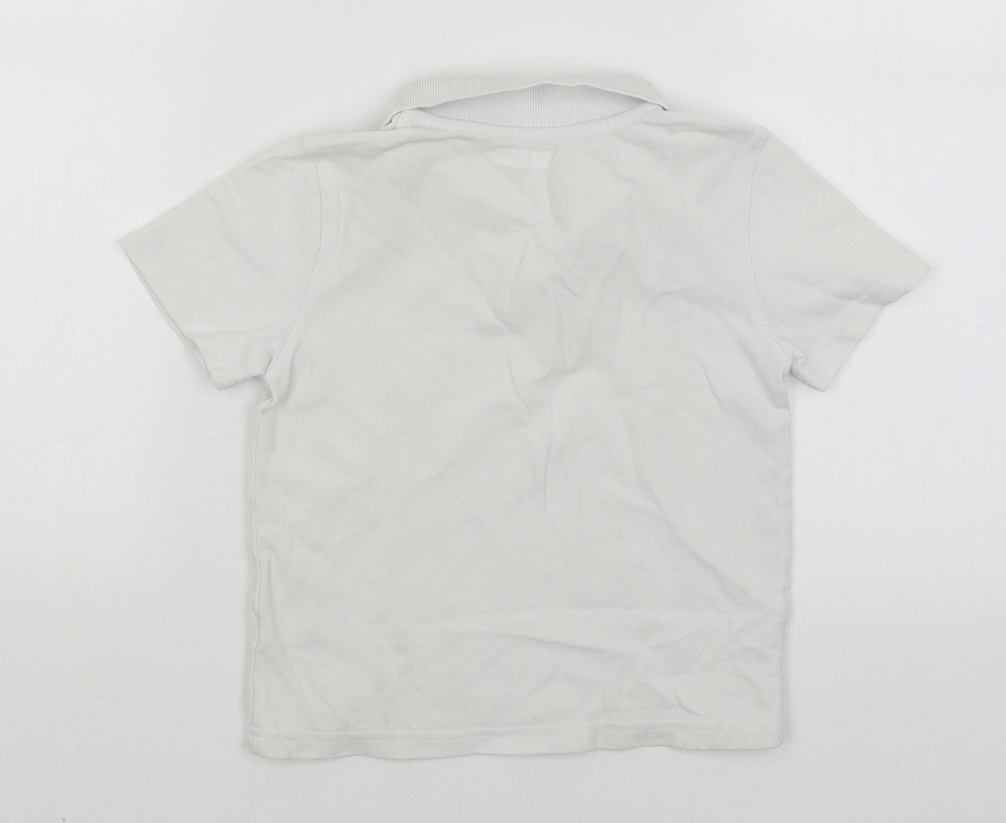 F&F Boys White   Basic Polo Size 4-5 Years