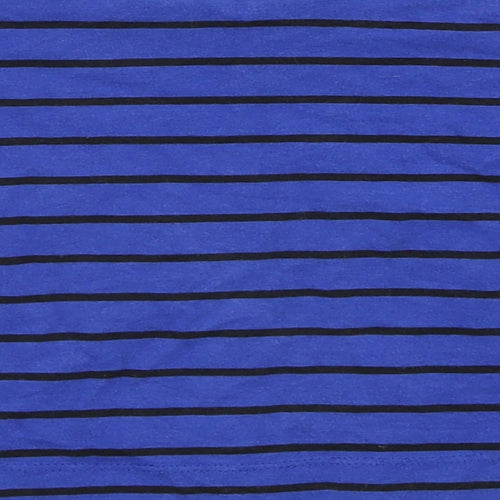H&M Girls Blue Striped  Mini Skirt Size 11-12 Years