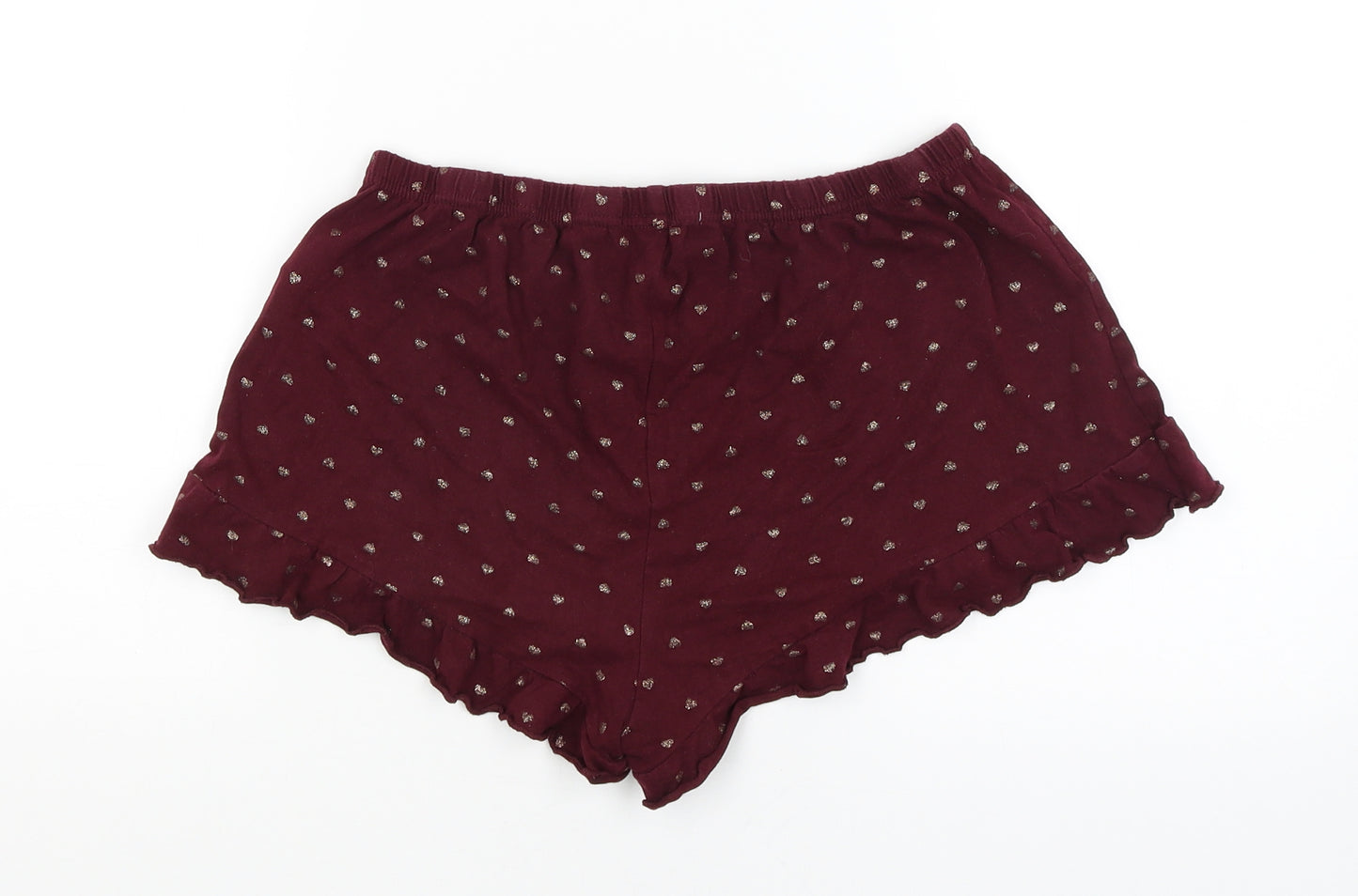 New Look Womens Red   Hot Pants Shorts Size M