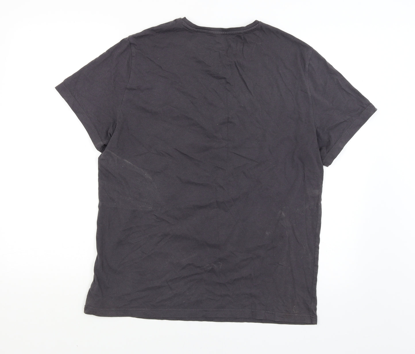 George Mens Grey    T-Shirt Size M  - California
