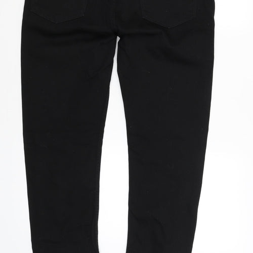 Topman Mens Black   Straight Jeans Size 34 in L32 in