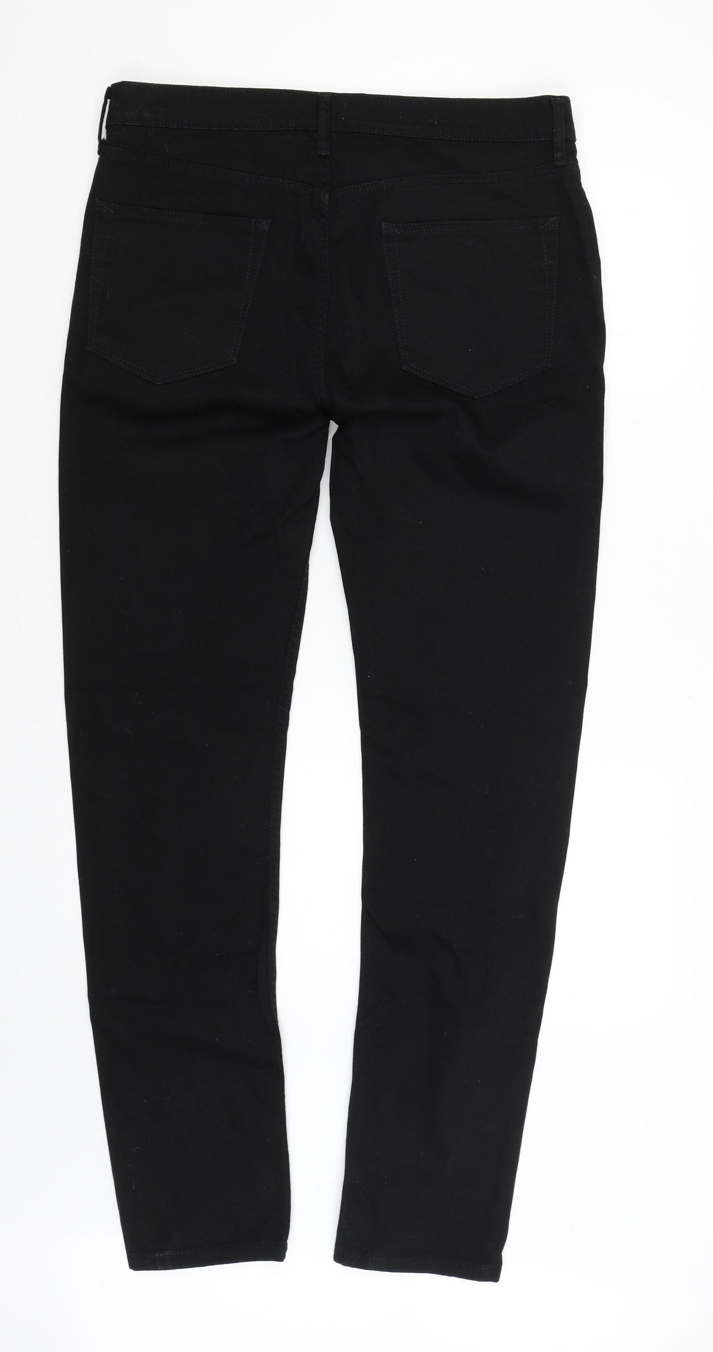 Topman Mens Black   Straight Jeans Size 34 in L32 in