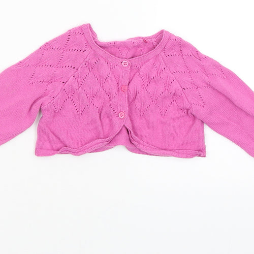 TU Baby Pink   Cardigan Jumper Size 12-18 Months