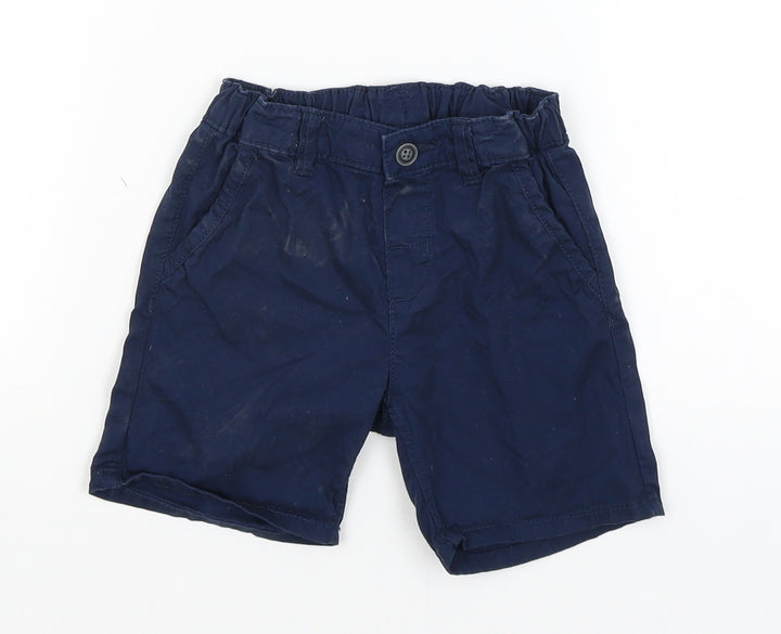H&M Baby Blue Cargo Trousers Size 9-12 Months