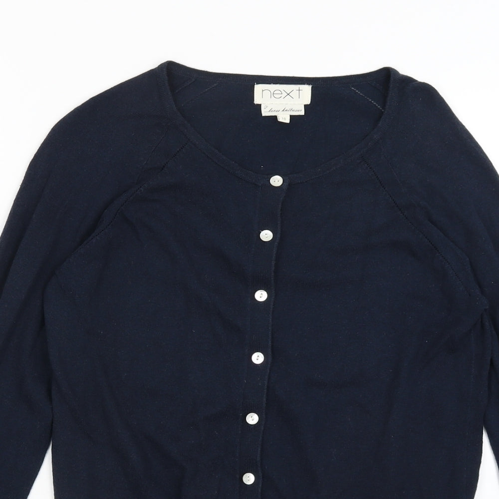NEXT Womens Blue   Cardigan Jumper Size 10