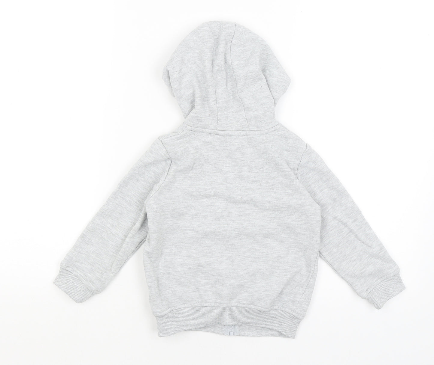Primark Girls Grey   Full Zip Hoodie Size 3-4 Years