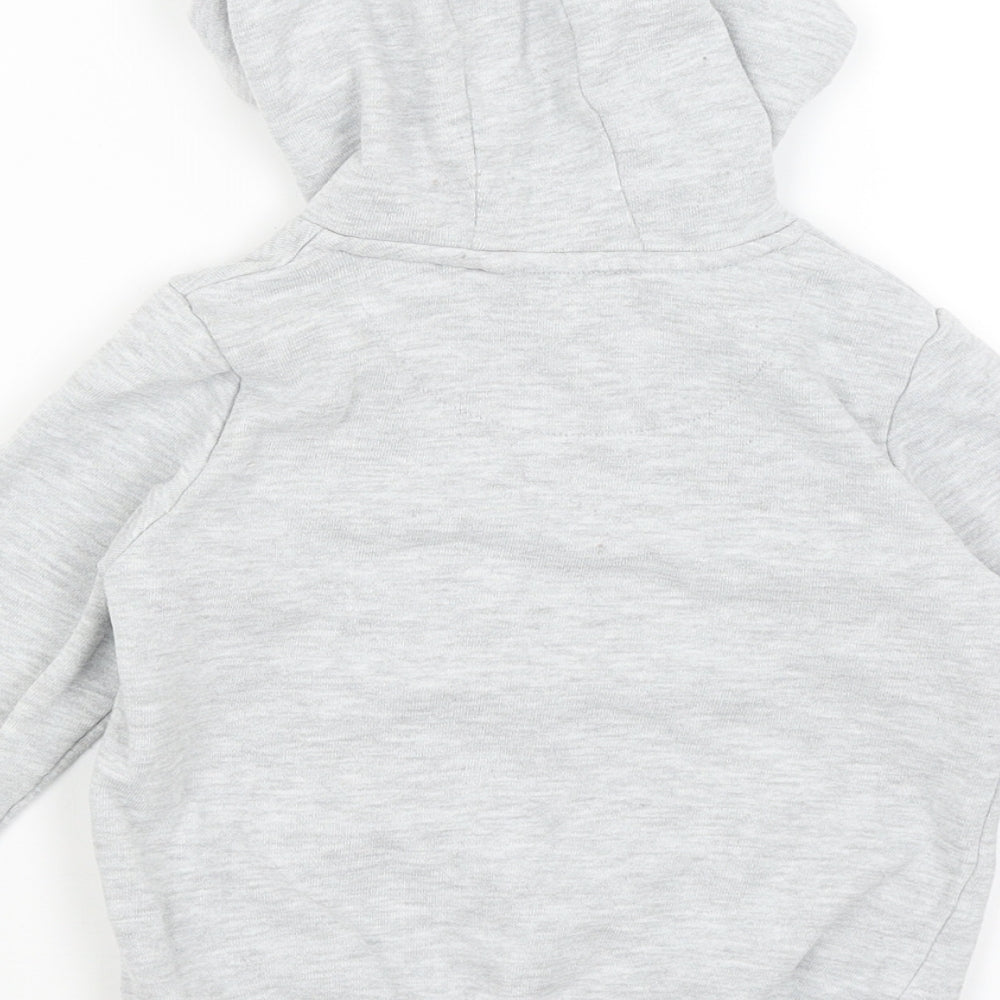 Primark Girls Grey   Full Zip Hoodie Size 3-4 Years