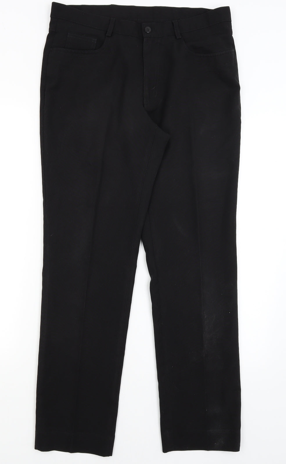 Matalan Mens Black   Trousers  Size 32 in L29 in