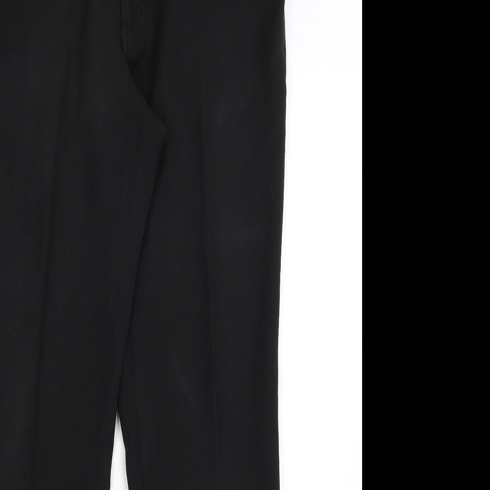 Matalan Mens Black   Trousers  Size 32 in L29 in